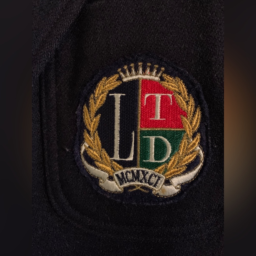 VTG The Limited Size Small Navy Blue Crested Blazer - Picture 6 of 8